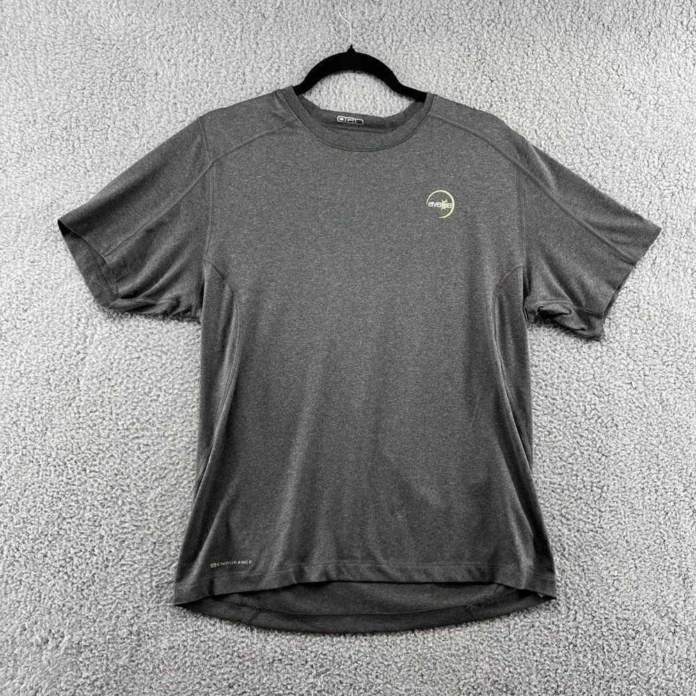 Ogio Endurance OE320 Mens T-Shirt Gray Crew Neck